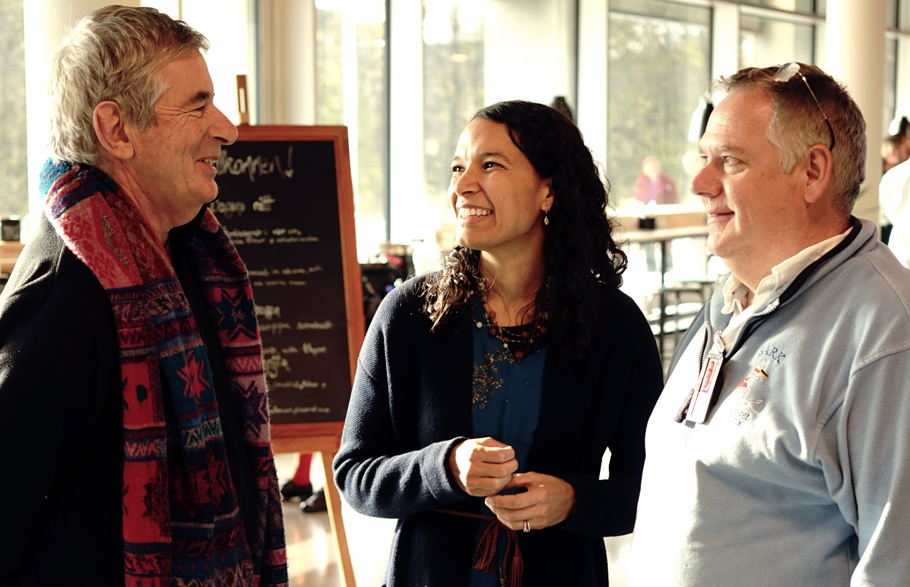 Photo of Tadhg Ò Seaghadha, Janine Miller and Ray Iles
