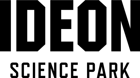 The logo of Ideon Science Park