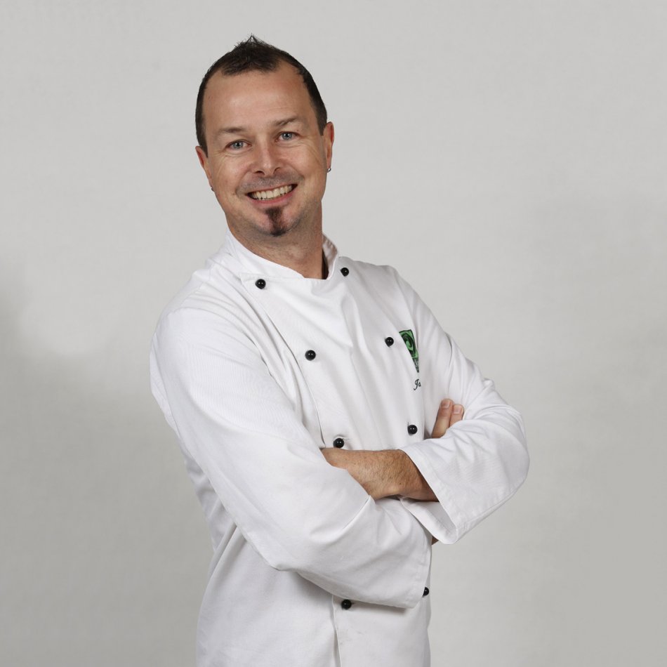 A man in chefs clothing
