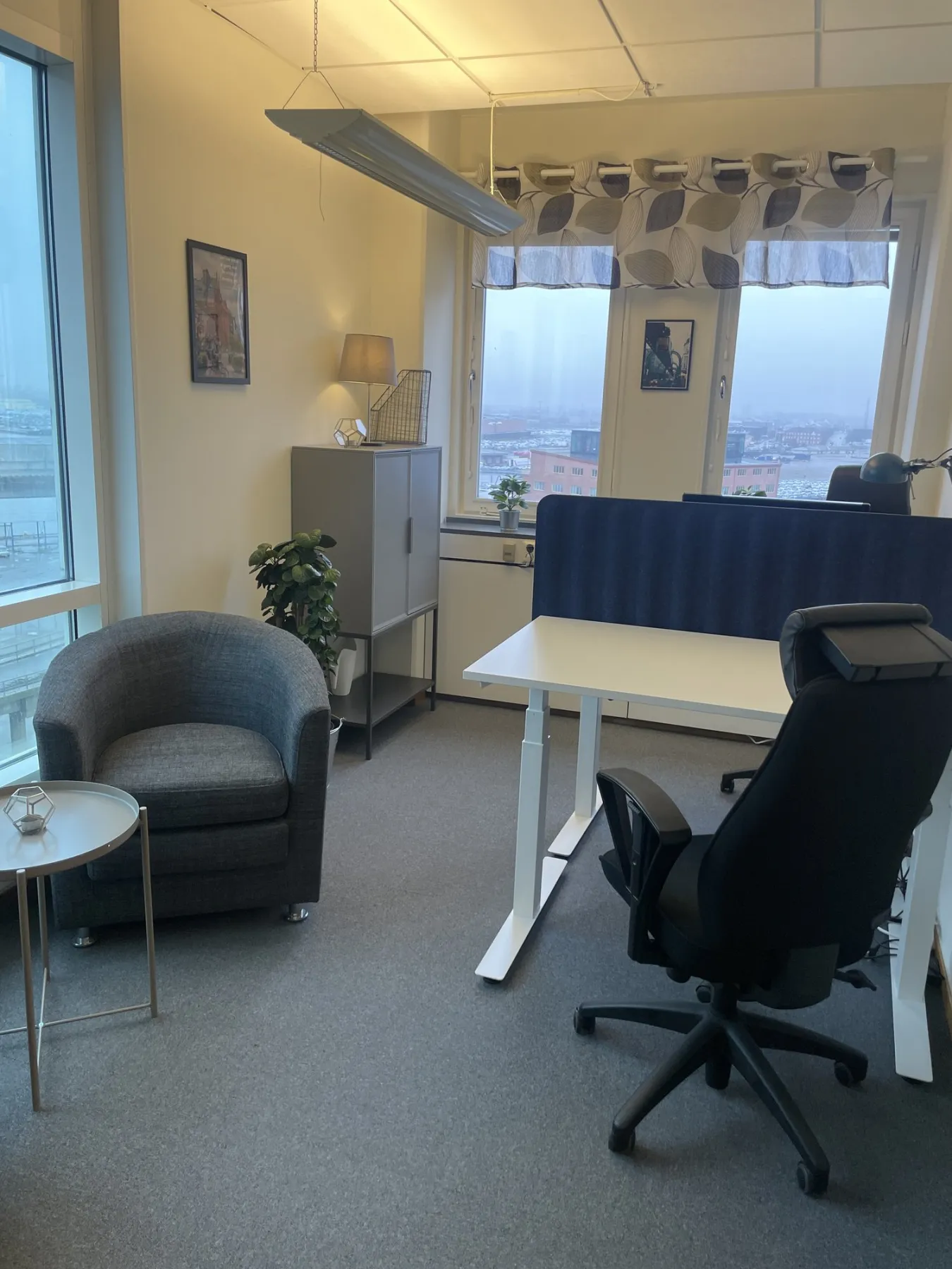 The office including tables and chairs