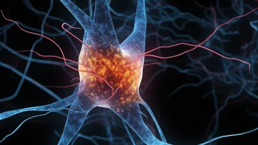 Visualization of a cell in the body